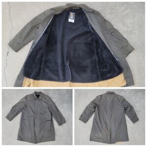 Vtg Alligator Stormwind Military Green Trench Coat